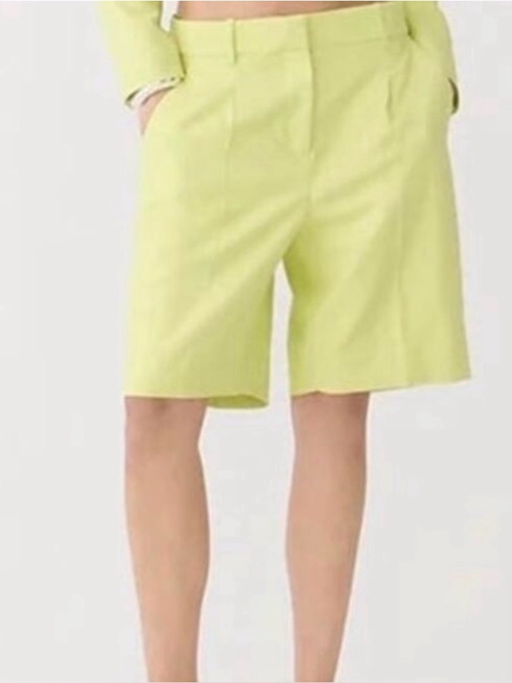 J Crew High Rise Trouser shorts in city twill